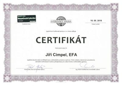 Svěřenský poradce a správce Jiří Cimpel