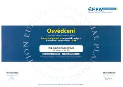 Investiční poradce Daniel Majstorović