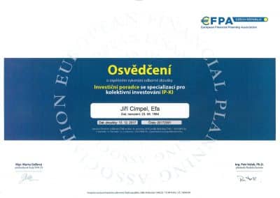 Investiční poradce Jiří Cimpel